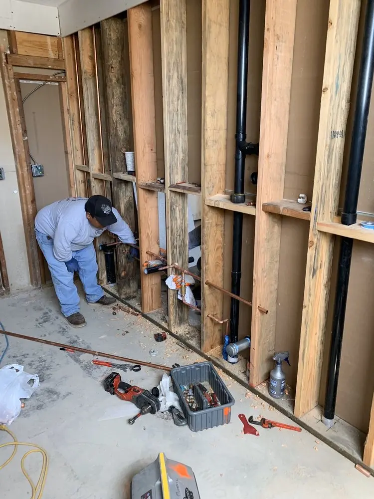 Commercial rough-in plumbing for Water Heater Replacement in Lamar Heights